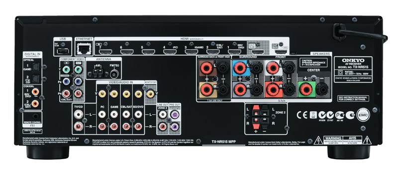 Onkyo TX-NR515 Svart