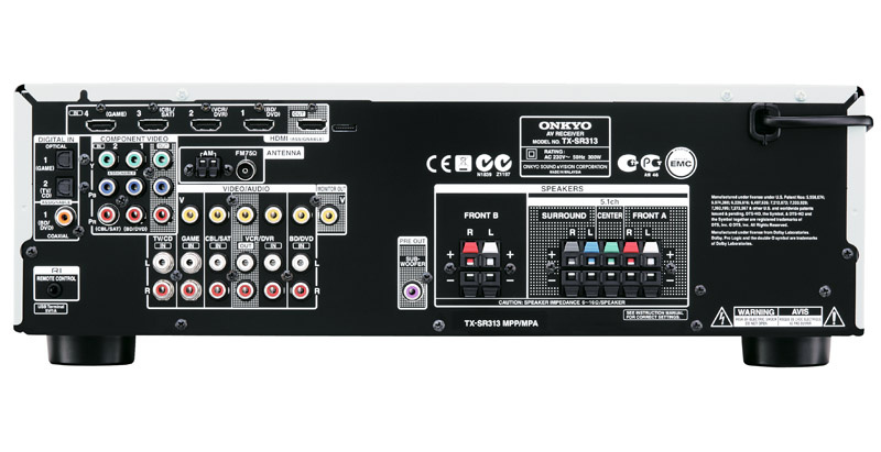Onkyo TX-SR313 Svart