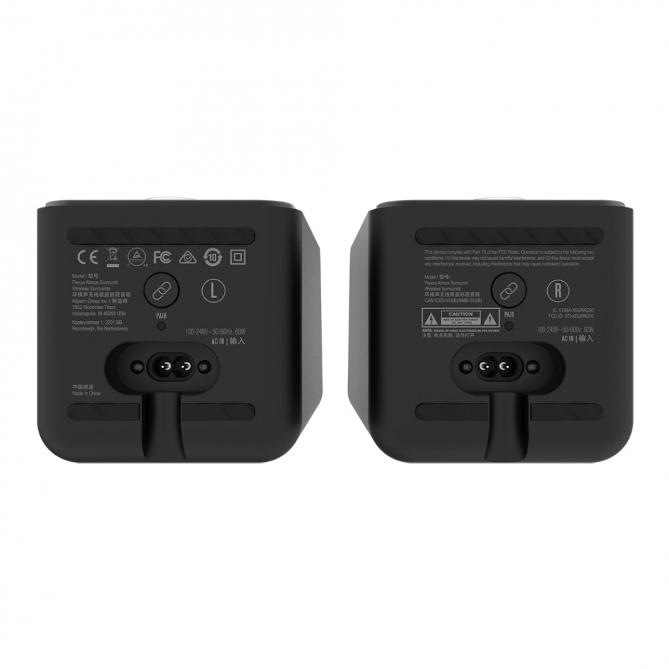 Klipsch Flexus Surr 200, trådlösa surroundhögtalare till Core 200/300