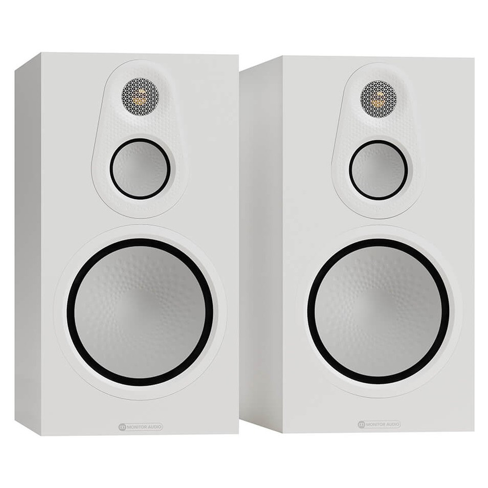 Monitor Audio Silver 100 8G stativhögtalare, vitt par