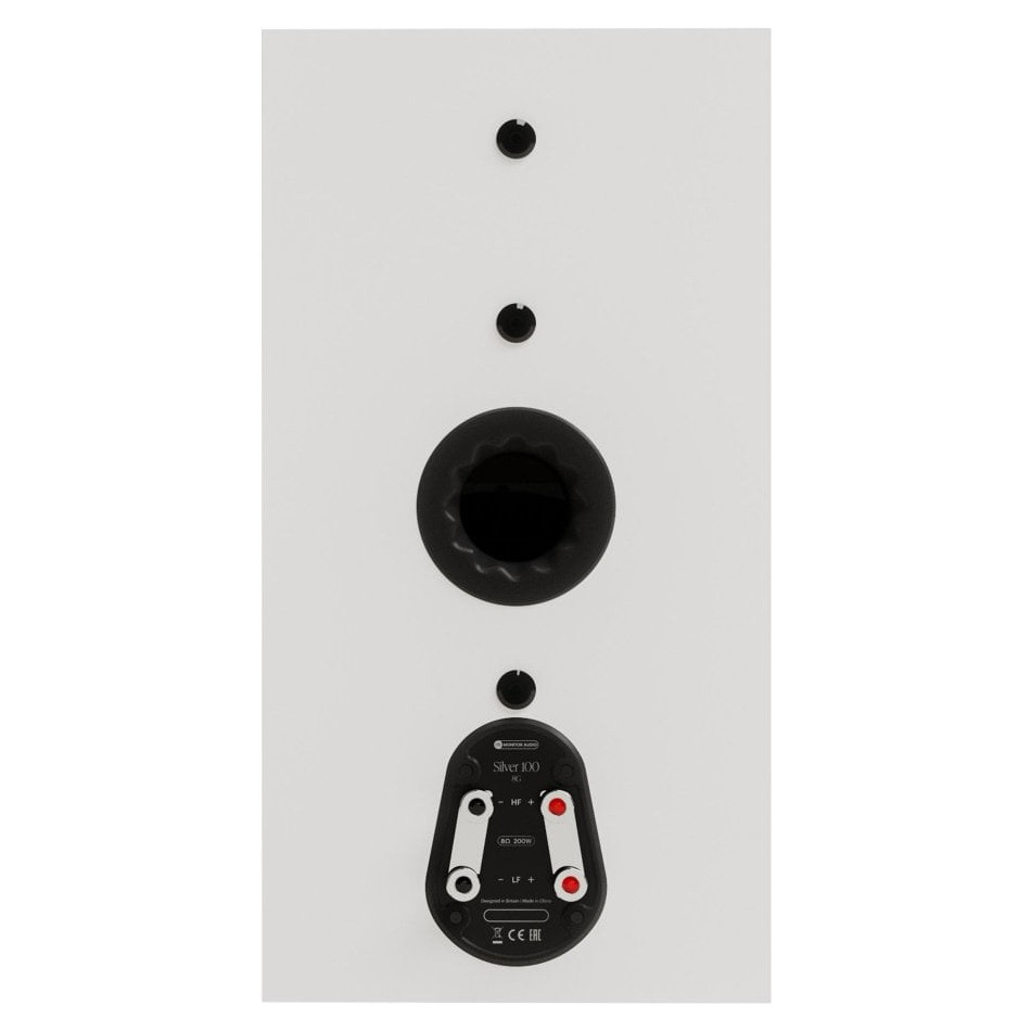 Monitor Audio Silver 100 8G stativhögtalare, vitt par