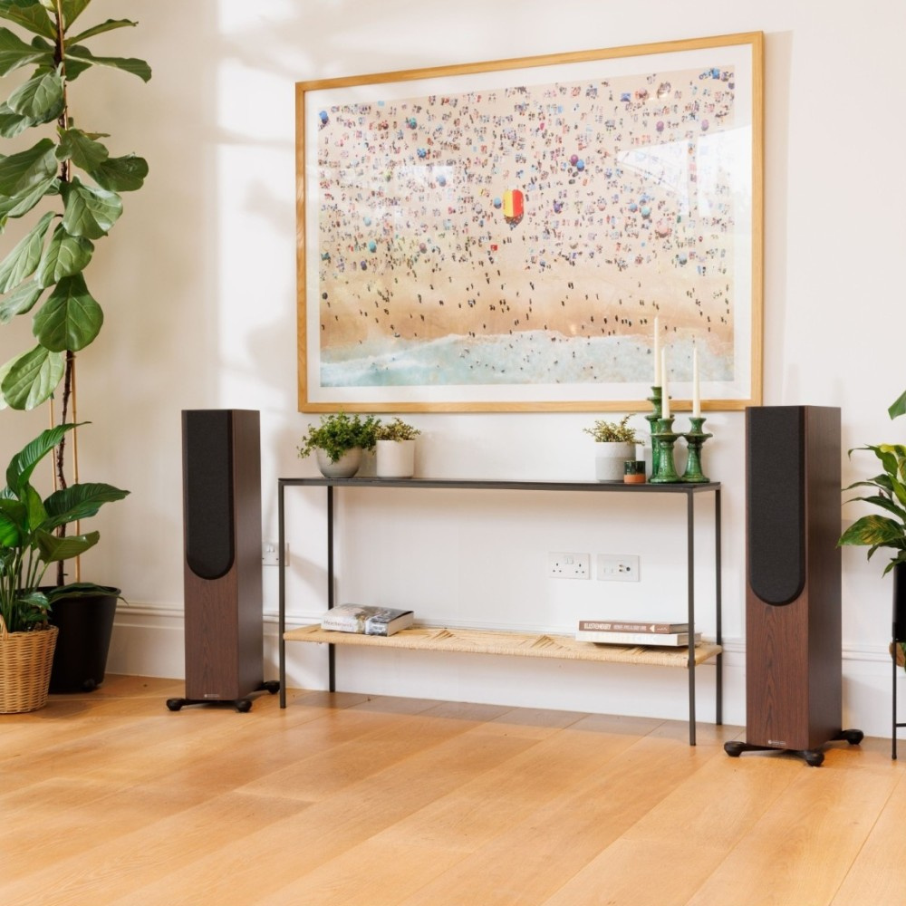 Monitor Audio Silver 300 8G golvhögtalare, valnöt par