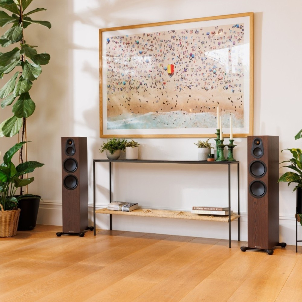Monitor Audio Silver 300 8G golvhögtalare, valnöt par