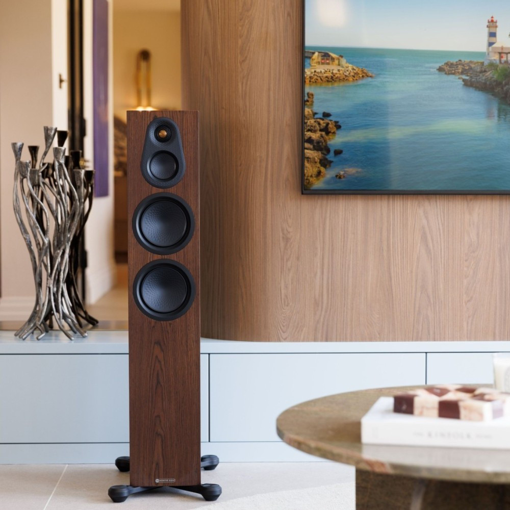Monitor Audio Silver 300 8G golvhögtalare, valnöt par