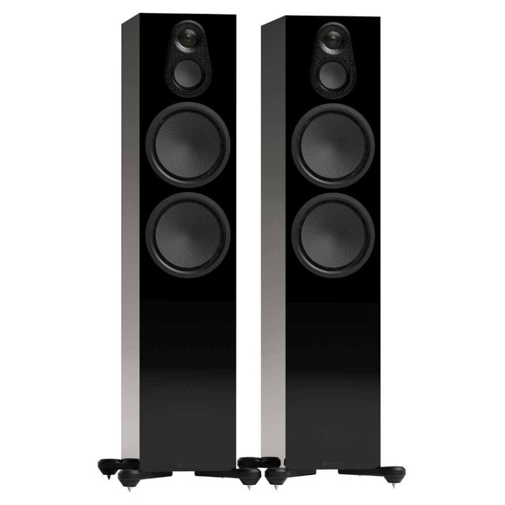 Monitor Audio Silver 500 8G golvhögtalare, svart par