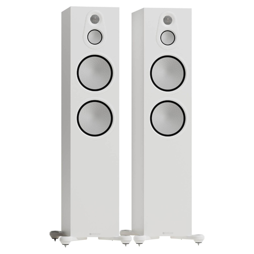 Monitor Audio Silver 500 8G golvhögtalare, vitt par
