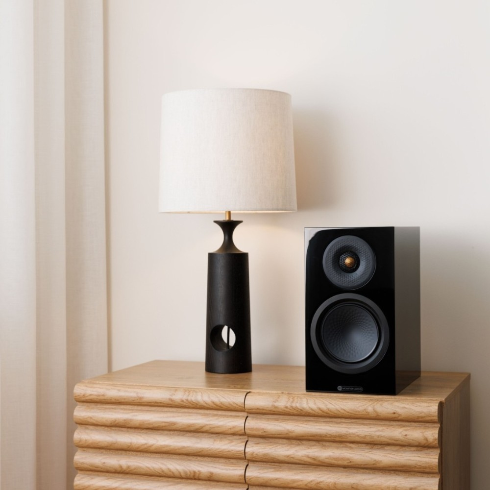 Monitor Audio Silver 50 8G stativhögtalare, svart par