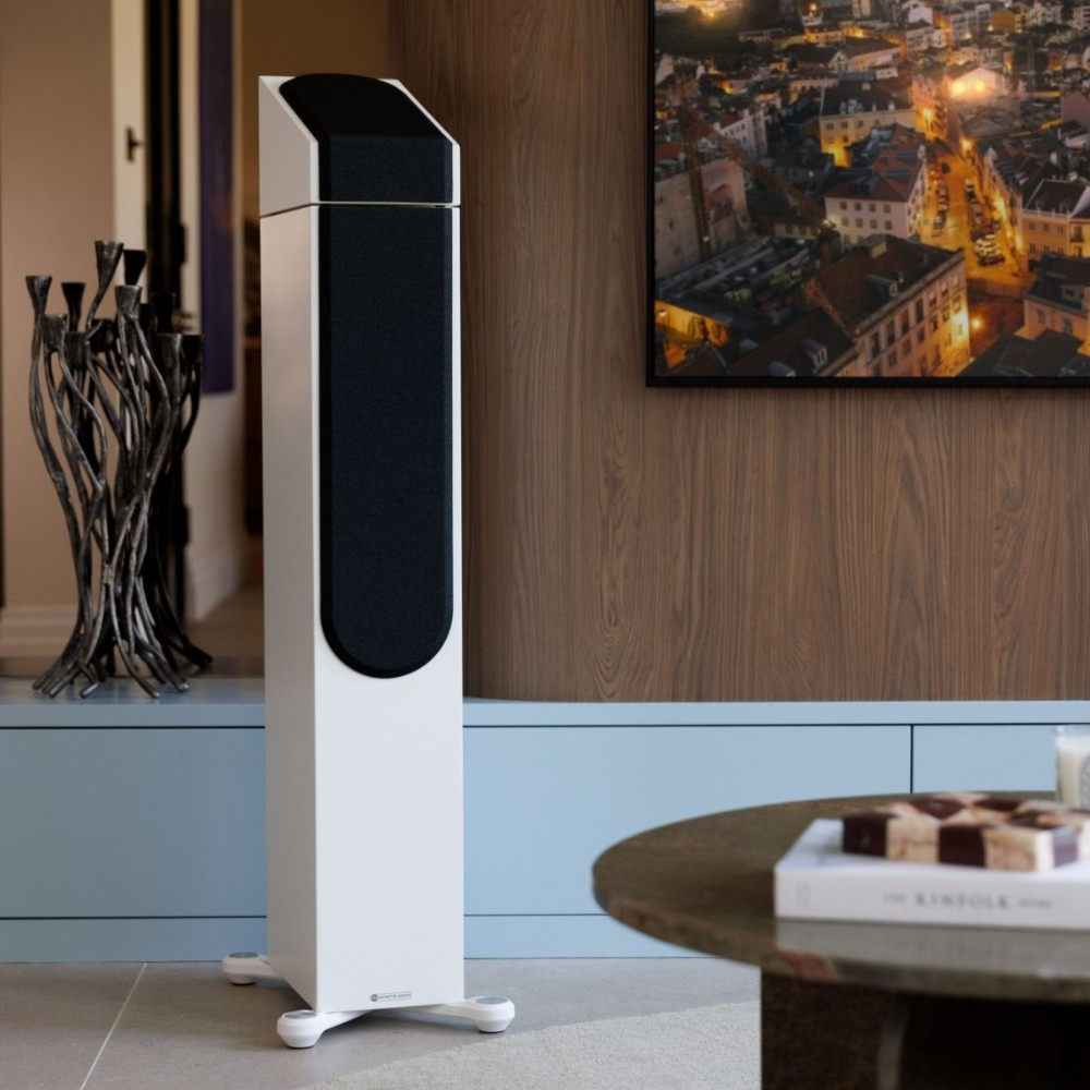 Monitor Audio Silver AMS 8G Atmos-högtalare, vitt par