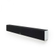 Monitor Audio SB-2 Soundbar Svart ljudbar med en slank design och metallisk utsida.