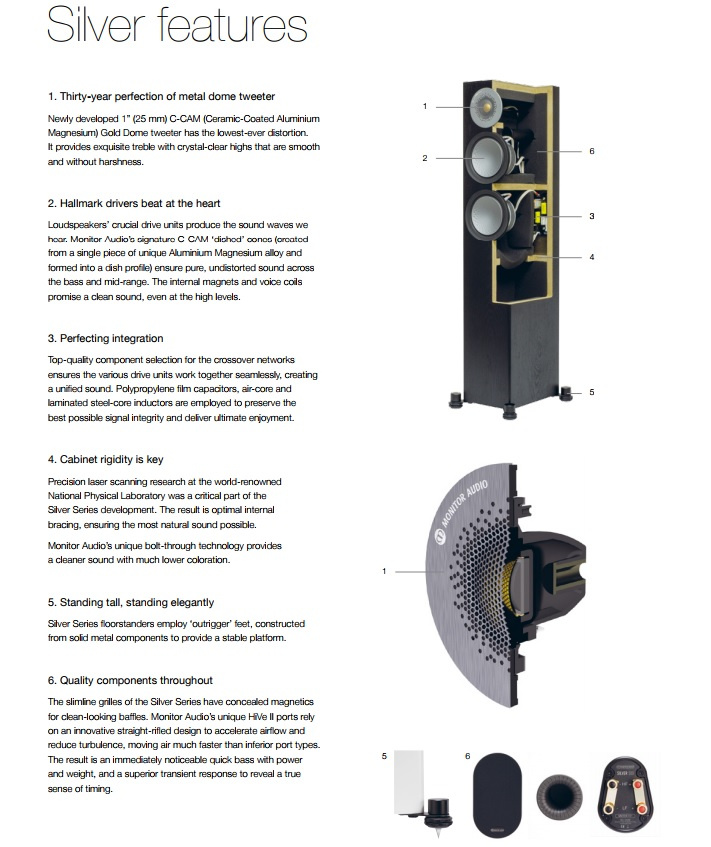 Monitor Audio Silver 50 stativhögtalare