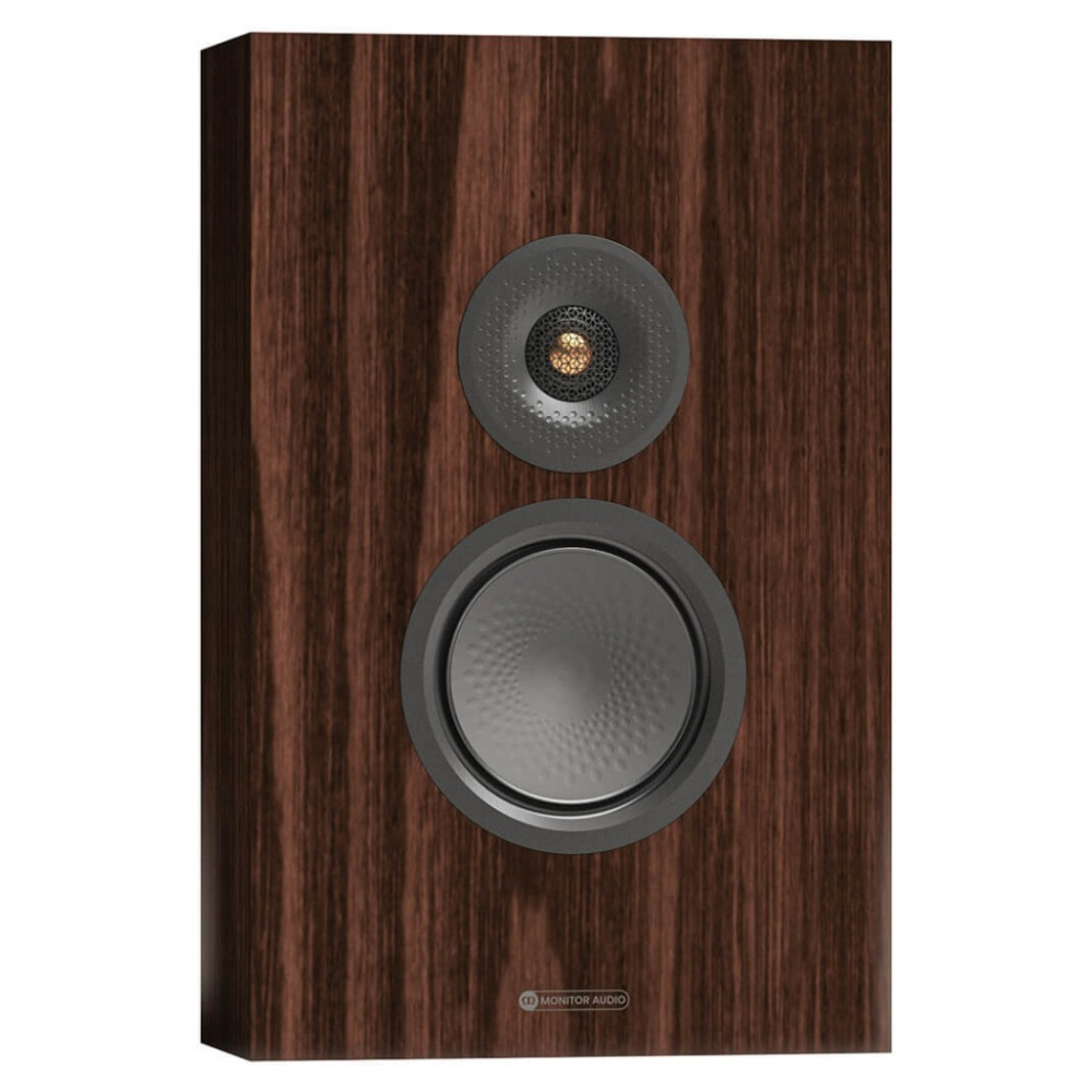 Monitor Audio Silver On-Wall 8G vägghögtalare, valnöt