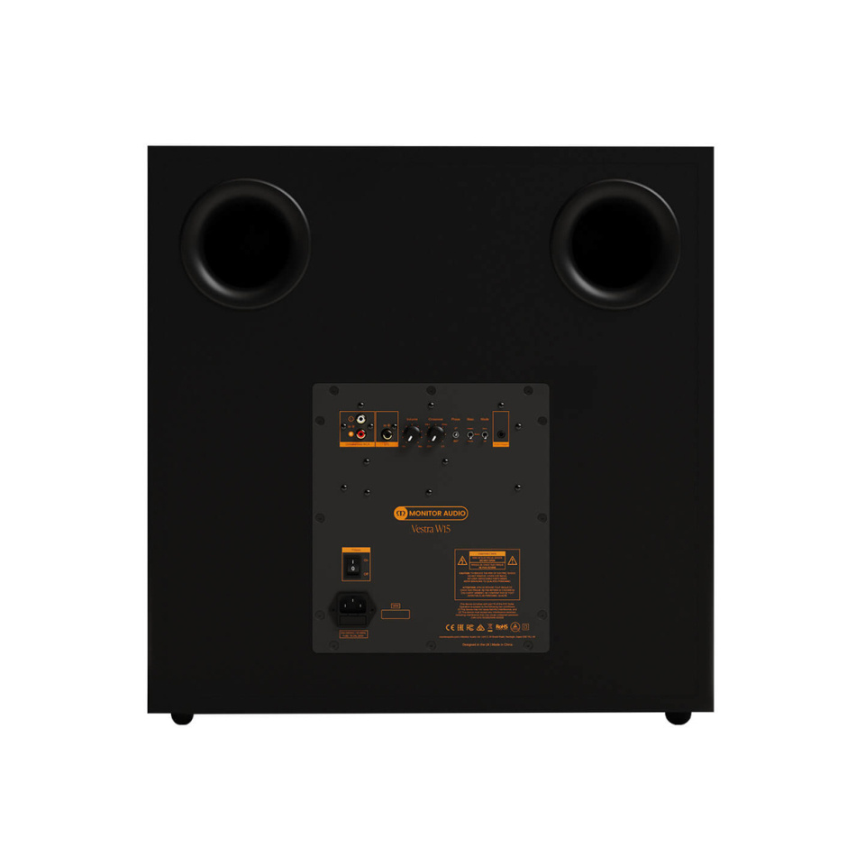Monitor Audio Vestra W15 subwoofer, svart