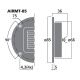 Monacor AIRMT-85, AMT-banddiskant, 4 ohm Monacor AIRMT-85, AMT-banddiskant, 4 ohm