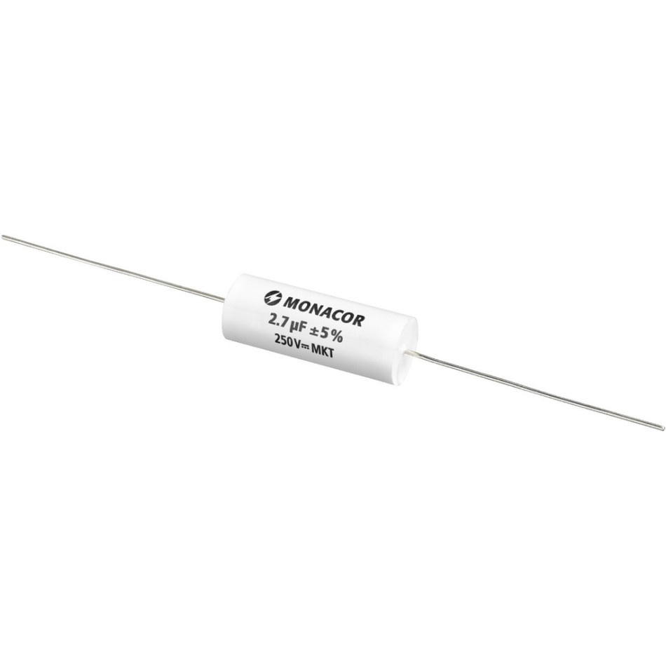 Monacor MKTA-27 MKT-foliekondensator, 2.7 µF, 250 V