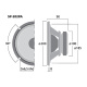 Monacor SP-202PA, 8-tums bas/mellanregister, 8 ohm Monacor SP-202PA, 8-tums bas/mellanregister, 8 ohm