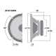 Monacor SP-8/150PA, 8-tums PA-midbas/mellanregister, 8 ohm Monacor SP-8/150PA, 8-tums PA-midbas/mellanregister, 8 ohm
