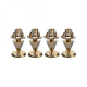 Monacor SPS10-Gold högtalarspikes i metall, 4-pack Monacor SPS10-Gold högtalarspikes i metall, 4-pack