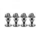 Monacor SPS10-Black Chrome högtalarspikes i metall, 4-pack Monacor SPS10-Black Chrome högtalarspikes i metall, 4-pack