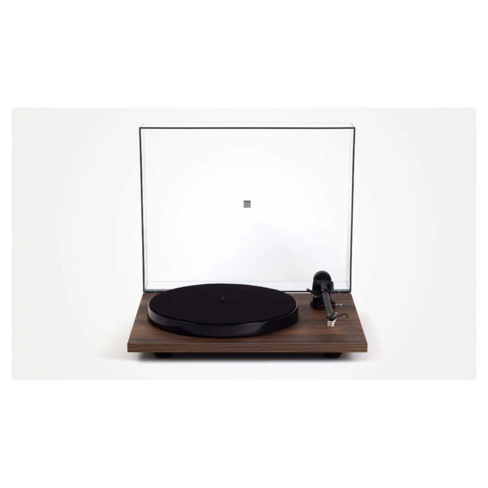 Rega Planar 1 Carbon Plus med inbyggt RIAA, valnöt