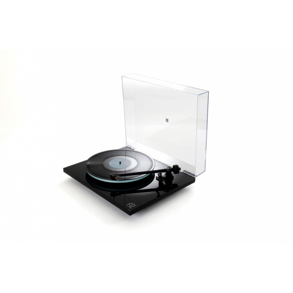 Rega Planar 2 vinylspelare med Nd3 MM-pickup, pianosvart