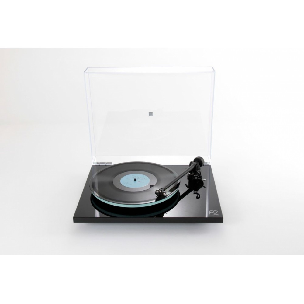 Rega Planar 2 vinylspelare med Nd3 MM-pickup, pianosvart