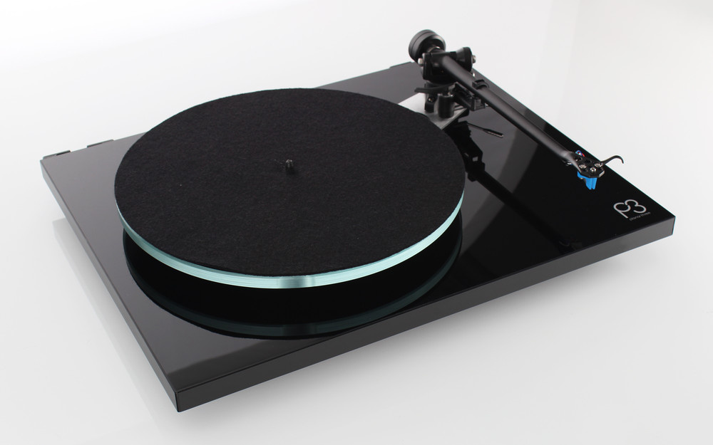 Rega Planar 3 Pianosvart med Elys-pickup