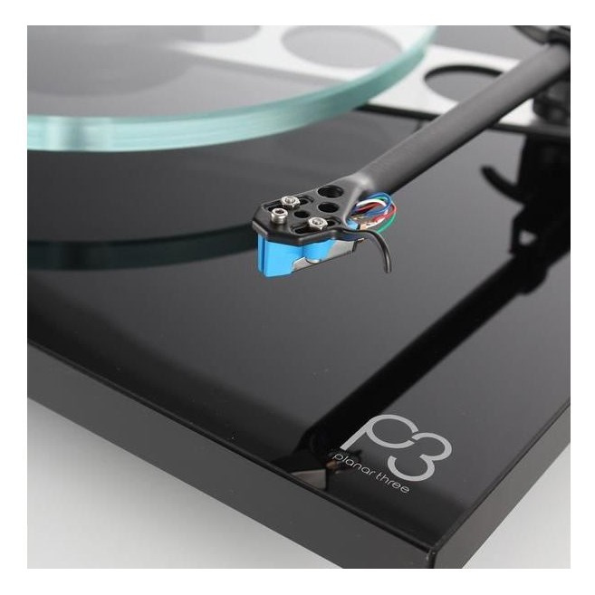 Rega Planar 3 med ND3-pickup, pianoröd