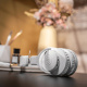 Audio Technica ATH-M20xBT, trådlösa over-ear hörlurar, vit Audio Technica ATH-M20xBT, trådlösa over-ear hörlurar, vit