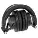 Audio Technica ATH-M50xBT2, trådlösa over-ear hörlurar, svart Audio Technica ATH-M50xBT2, trådlösa over-ear hörlurar, svart
