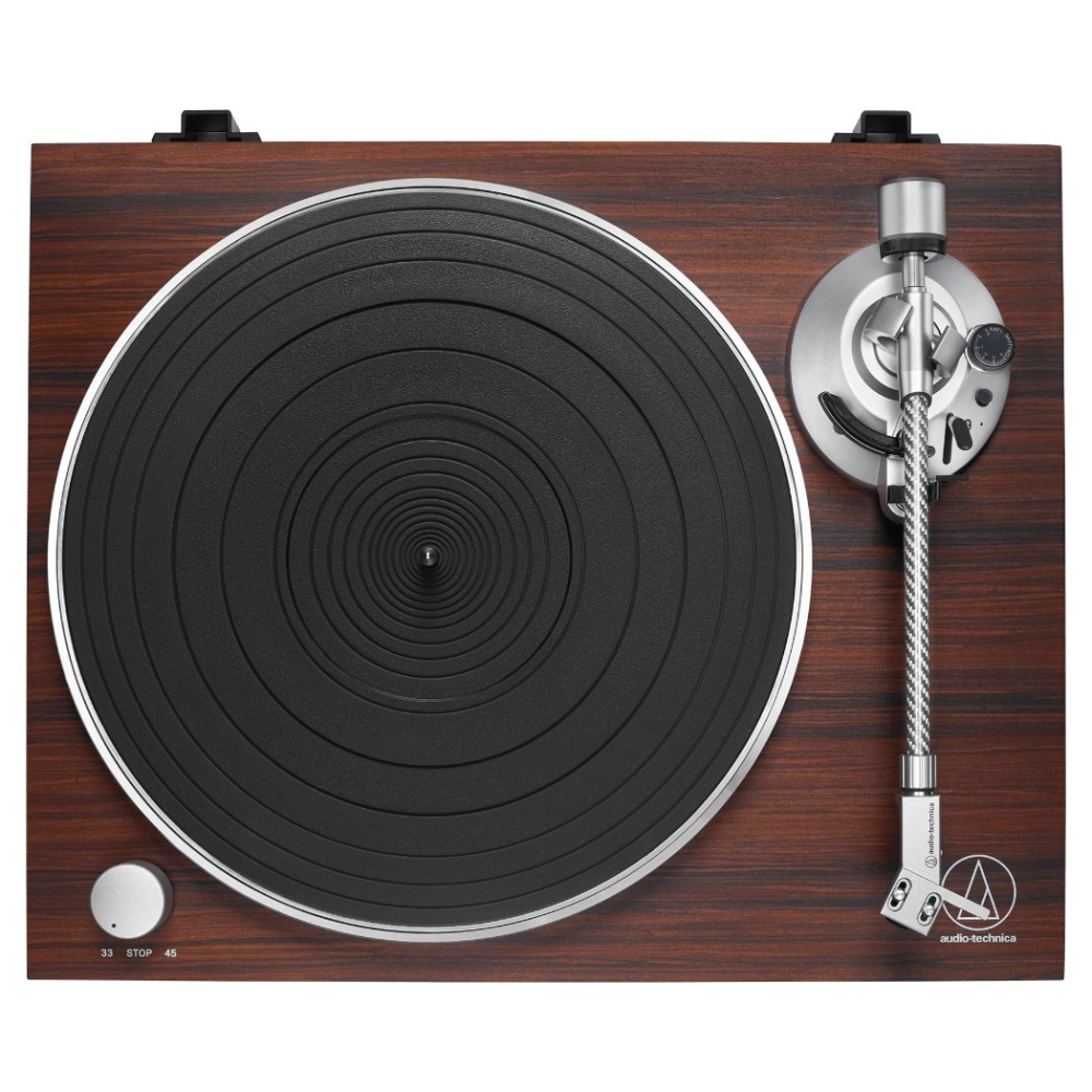 Audio-Technica AT-LPW50BT-RW skivspelare med Bluetooth, valnöt