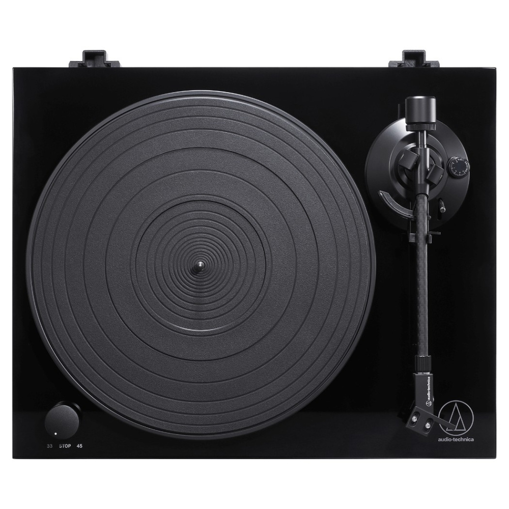 Audio-Technica AT-LPW50PB skivspelare med AT-VM95E-pickup, svart