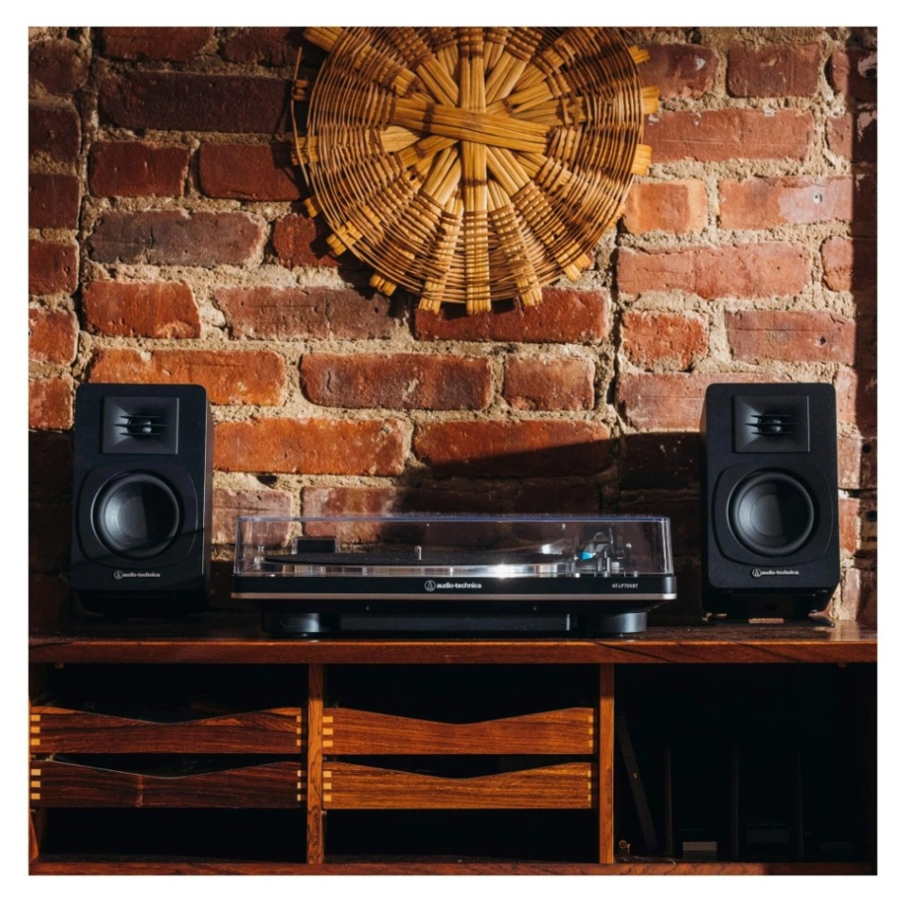 Audio Technica AT-SP3X aktiva stereohögtalare, svart par