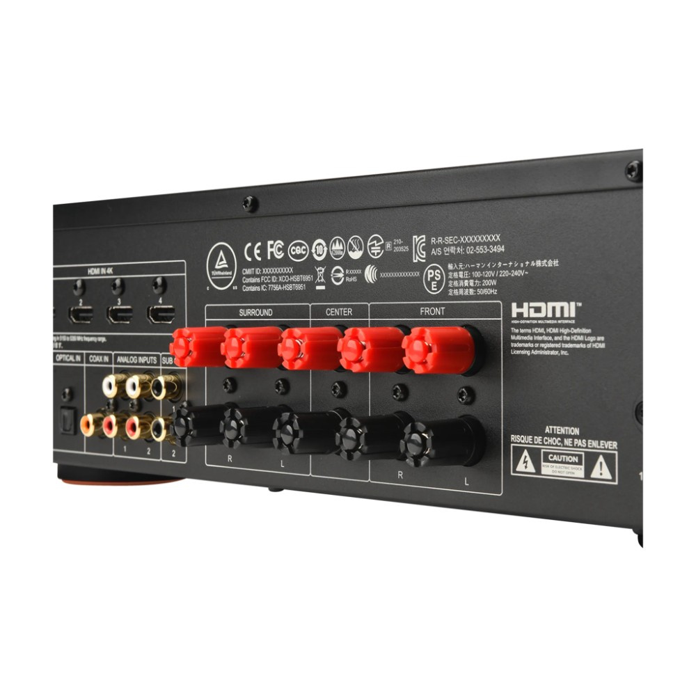 JBL MA310 5.2-kanals hemmabioförstärkare, svart