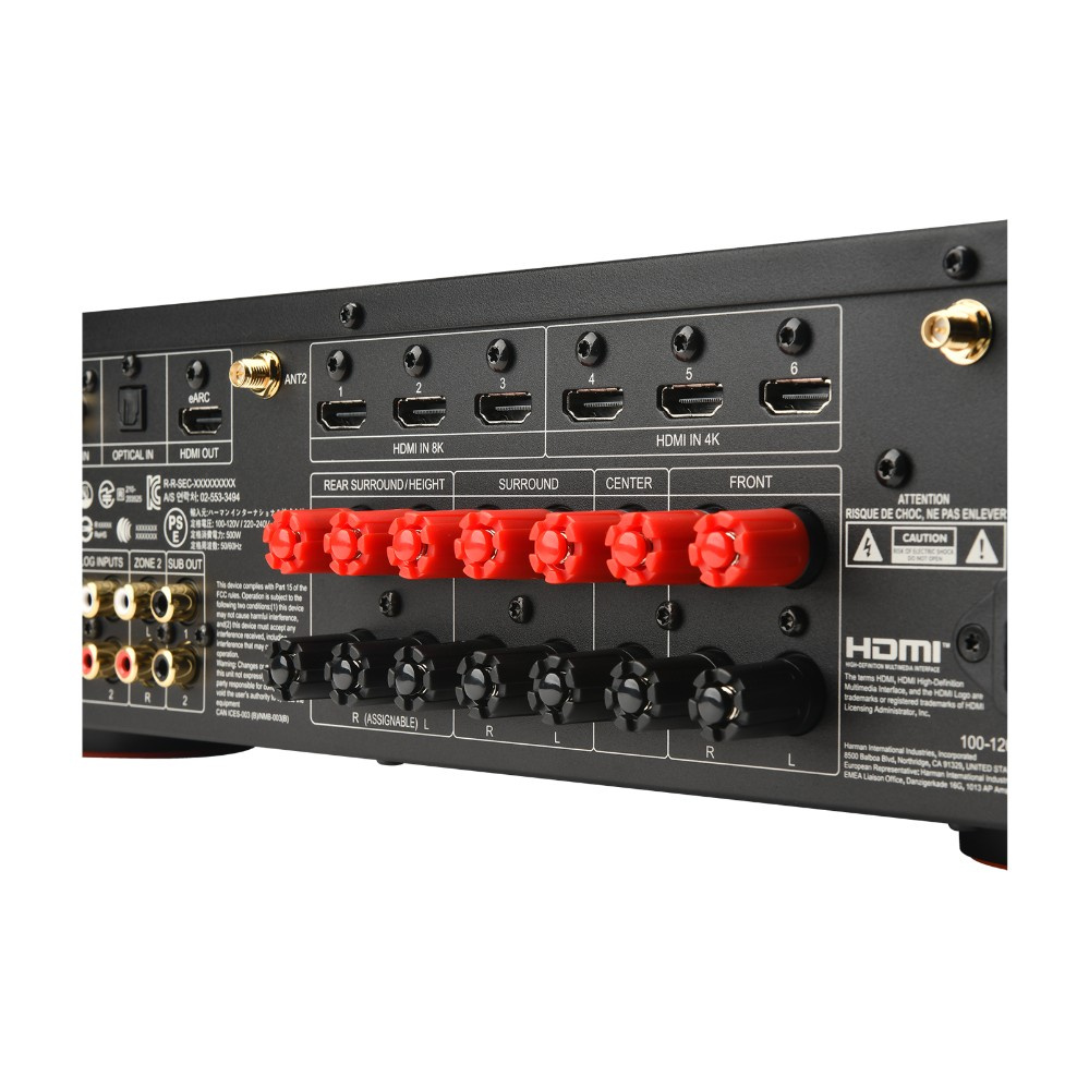 JBL MA710 7.2-kanals hemmabioförstärkare, vit