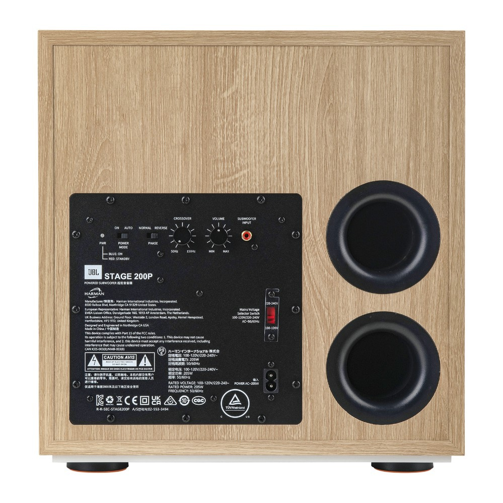JBL Stage 200P aktiv 10 tum subwoofer, vit