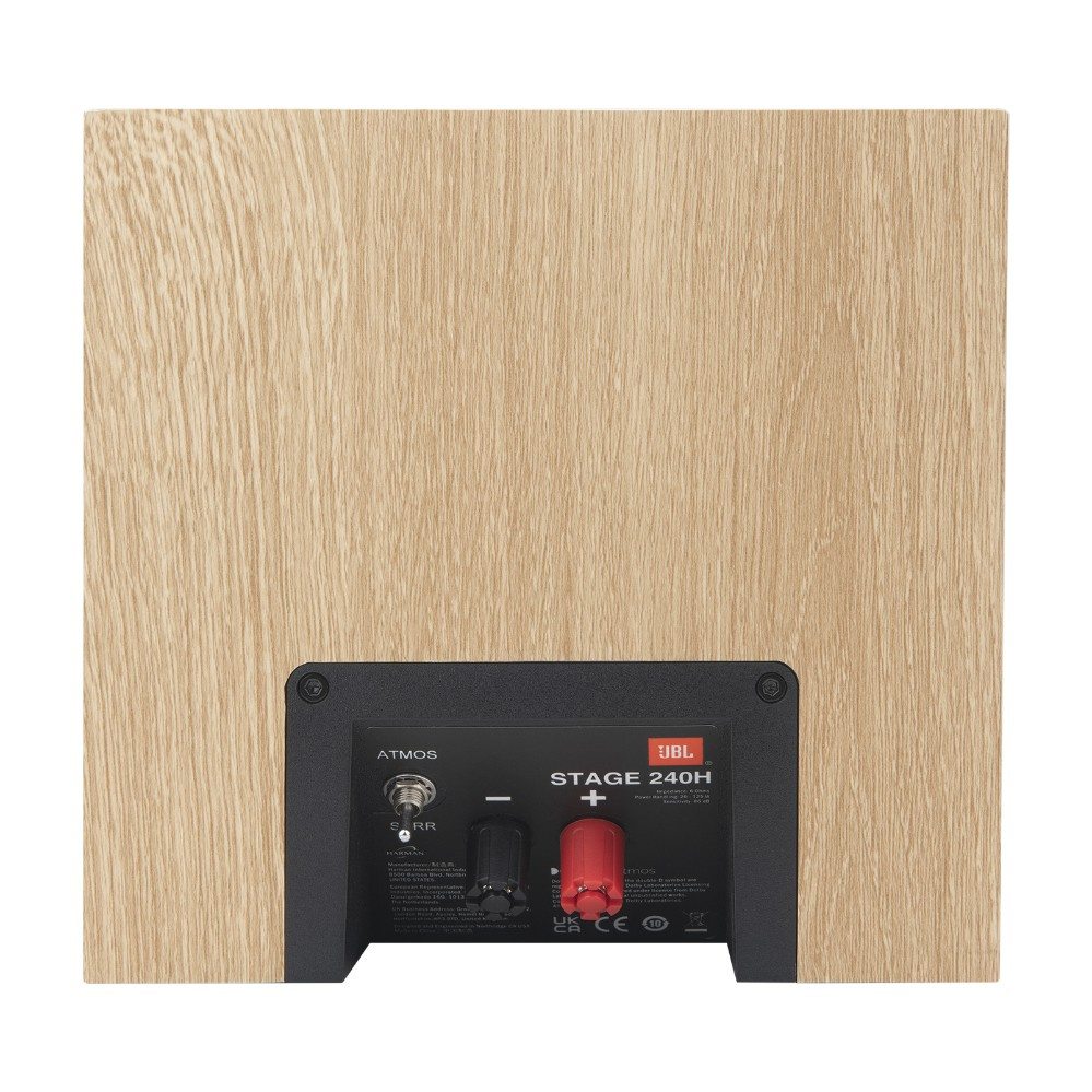 JBL Stage 240H Atmos-högtalare, vitt par