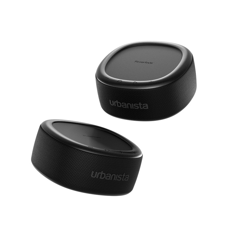 Urbanista Malibu Bluetooth-högtalare med solcellsaddning, Midnight Black