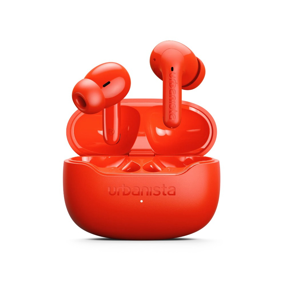 Urbanista Palermo trådlösa hörlurar med brusreducering, Poppy Orange