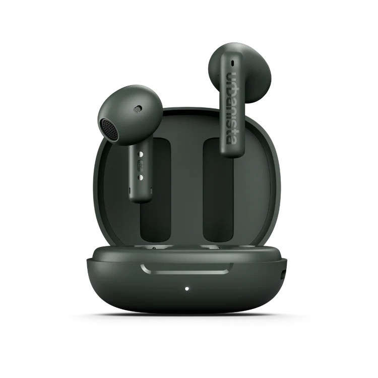 Urbanista Santa Monica trådlösa hörlurar med brusreducering, Pine Green