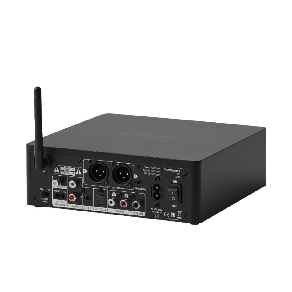 Tangent PreAmp III stereoförsteg med Bluetooth, DAC och RIAA