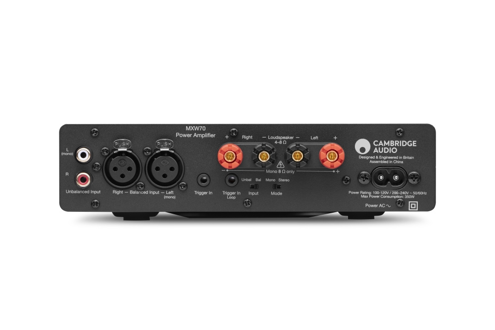 Cambridge Audio MXW70 kompakt stereoslutsteg, grå