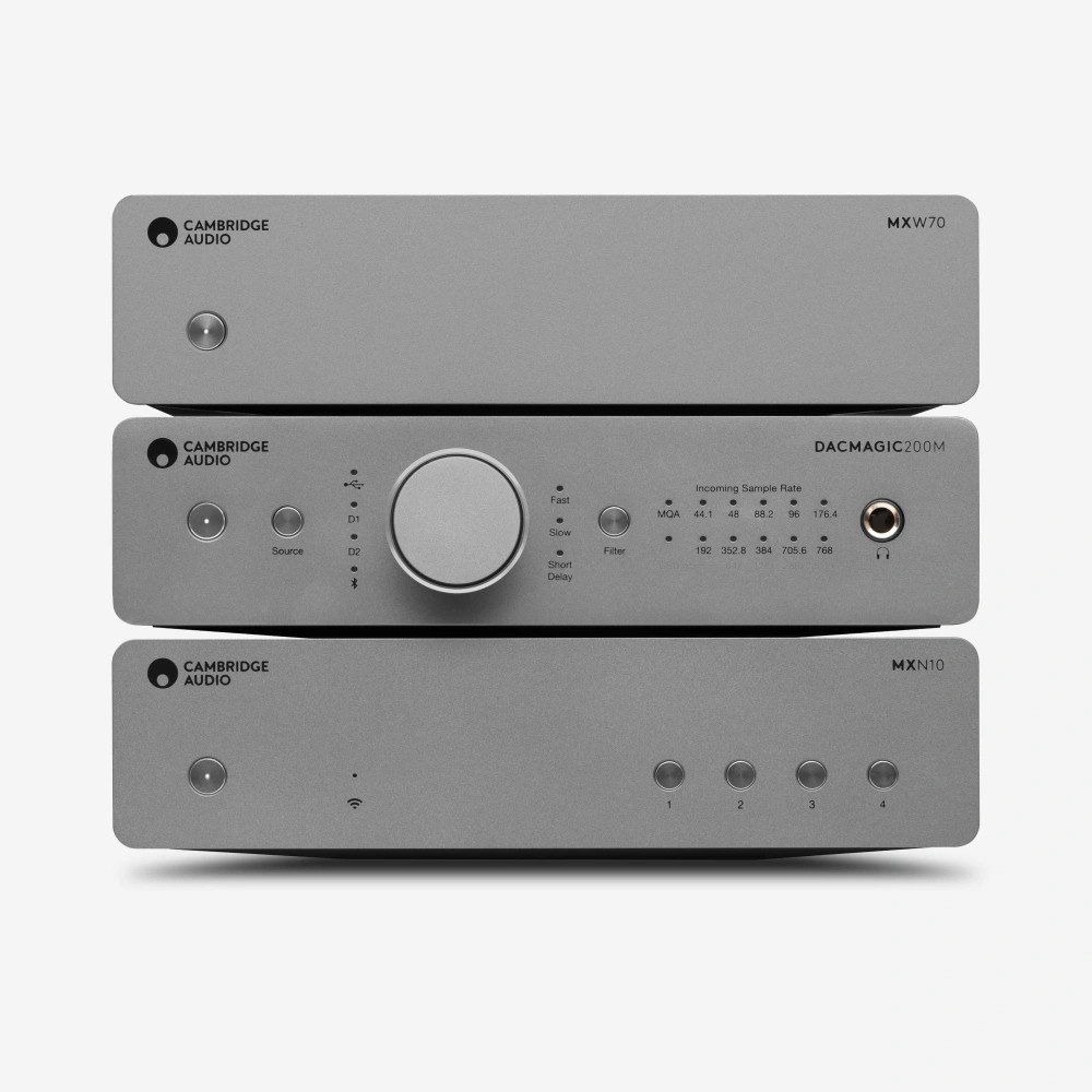 Cambridge Audio MXW70 kompakt stereoslutsteg, grå