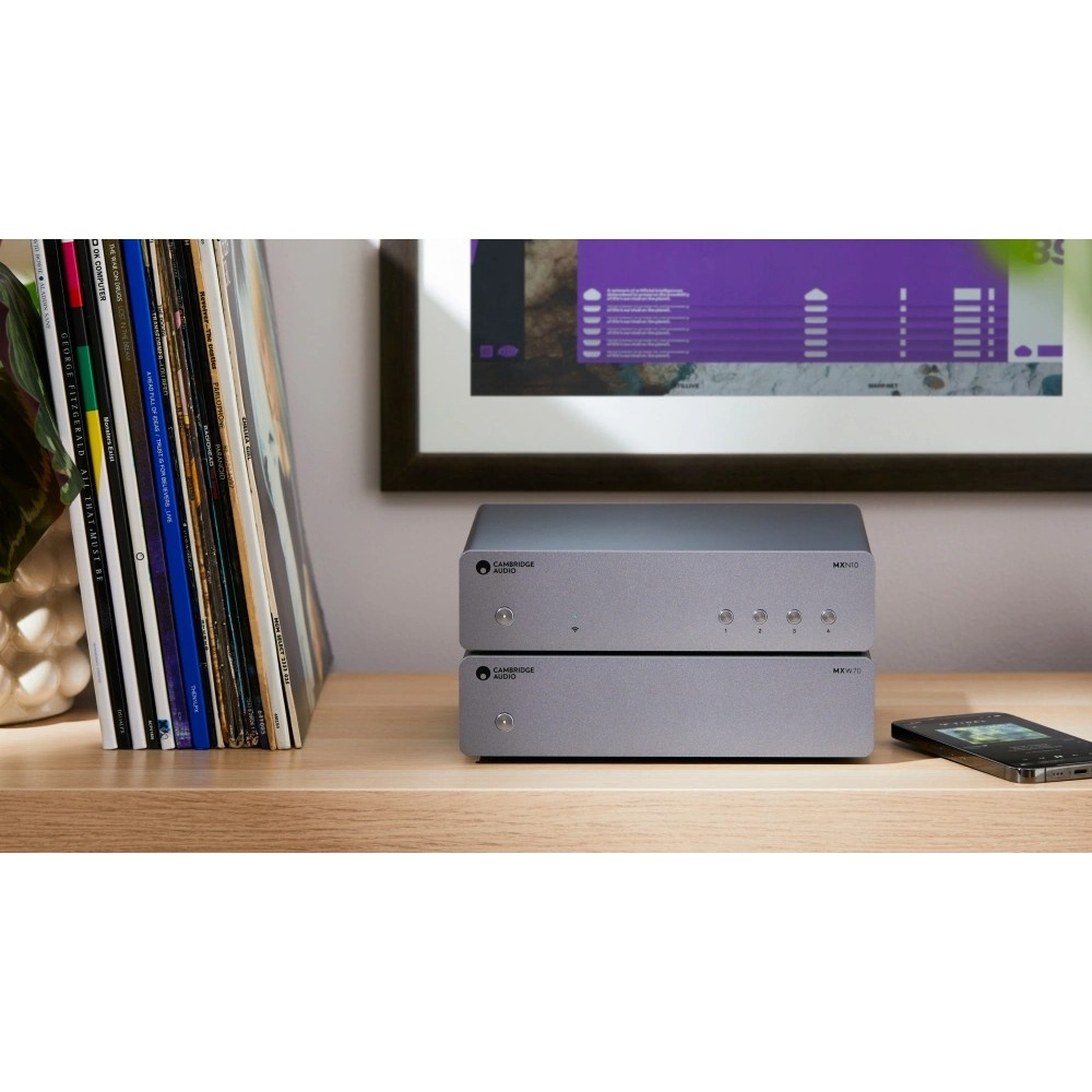 Cambridge Audio MXW70 kompakt stereoslutsteg, grå