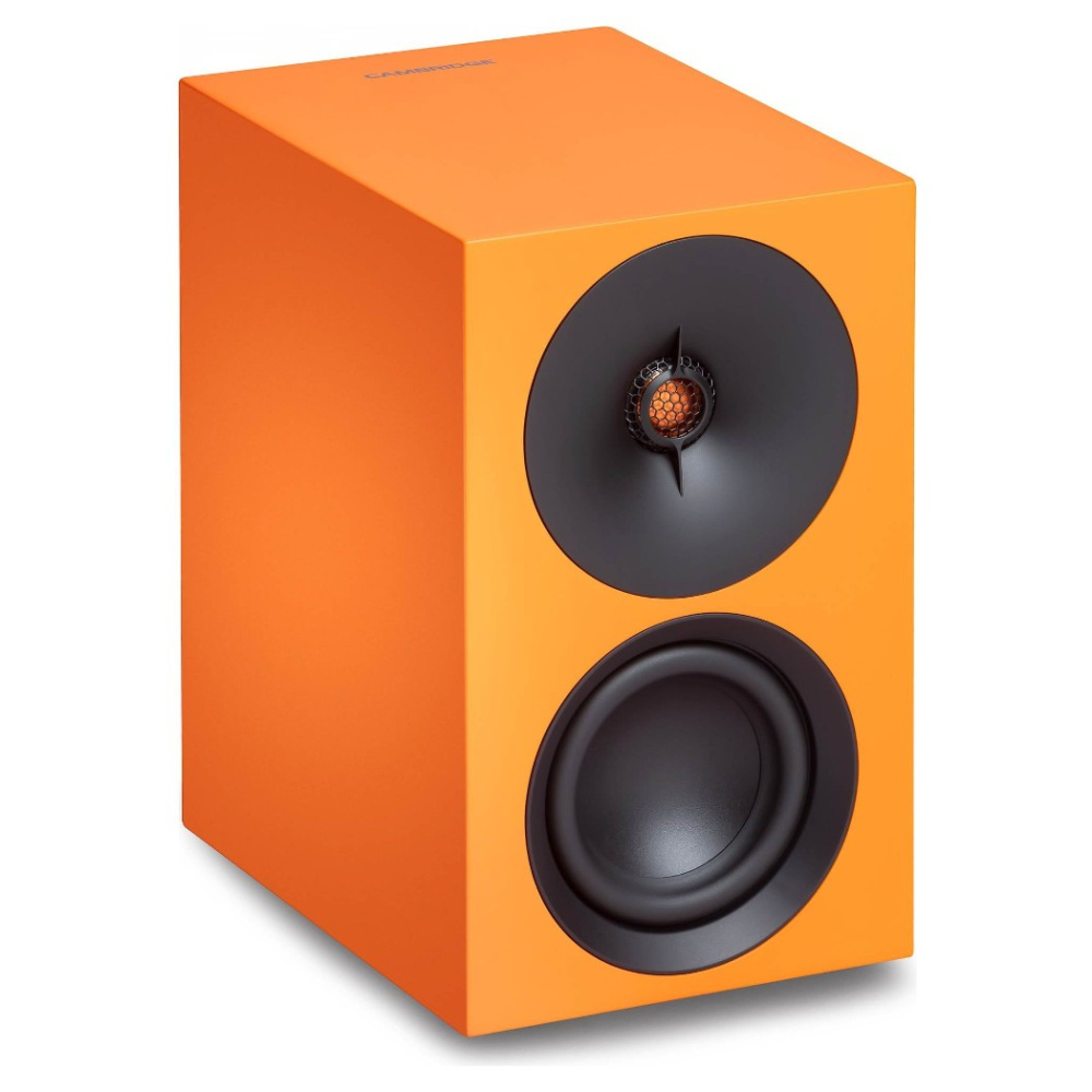 Cambridge Audio L/R S kompakta aktiva stereohögtalare, orange par