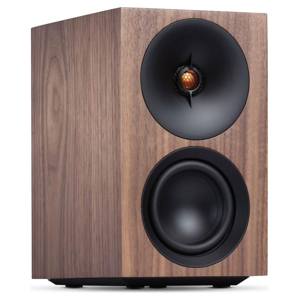 Cambridge Audio L/R S kompakta aktiva stereohögtalare, valnöt par