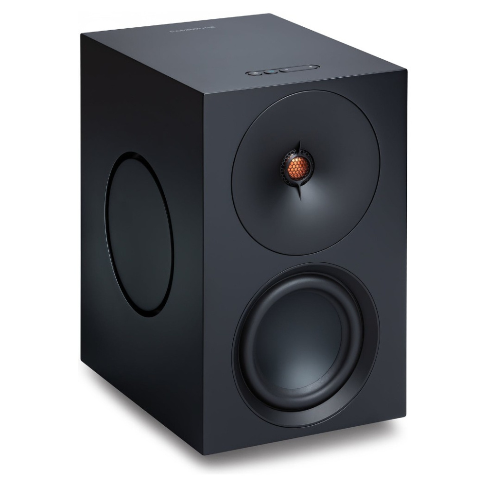 Cambridge Audio L/R X aktiva stereohögtalare med nätverk, svart par