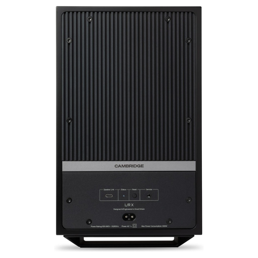Cambridge Audio L/R X aktiva stereohögtalare med nätverk, svart par