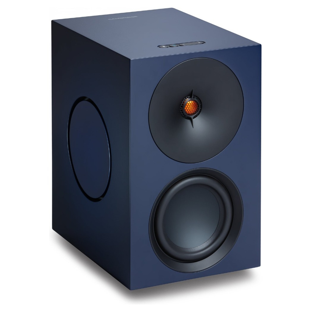 Cambridge Audio L/R X aktiva stereohögtalare med nätverk, blått par