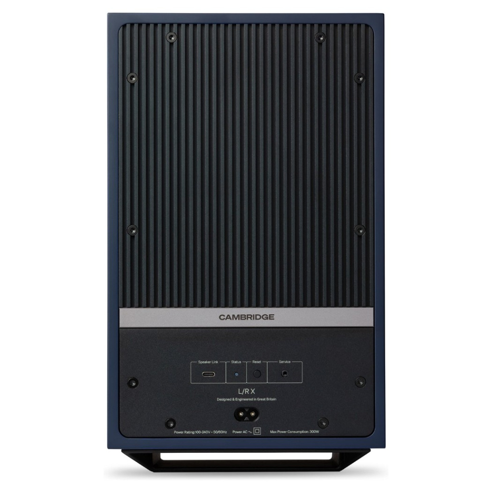 Cambridge Audio L/R X aktiva stereohögtalare med nätverk, blått par