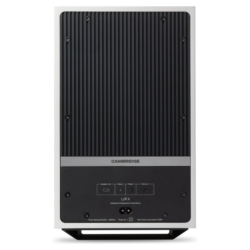 Cambridge Audio L/R X aktiva stereohögtalare med nätverk, vitt par